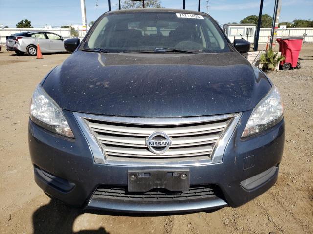 3N1AB7AP1DL757522 - 2013 NISSAN SENTRA S BLUE photo 5