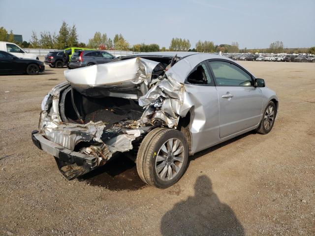 2HGFG1B00AH007229 - 2010 HONDA CIVIC EXL ვერცხლისფერი ფოტო 3