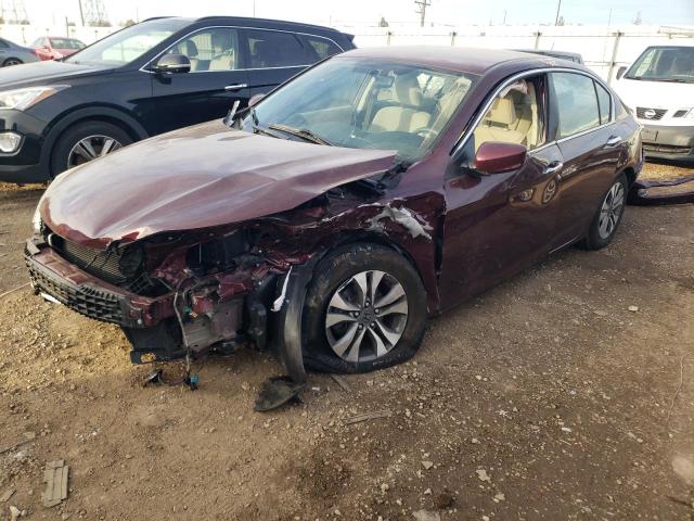 1HGCR2F39DA127010 - 2013 HONDA ACCORD LX BURGUNDY photo 1