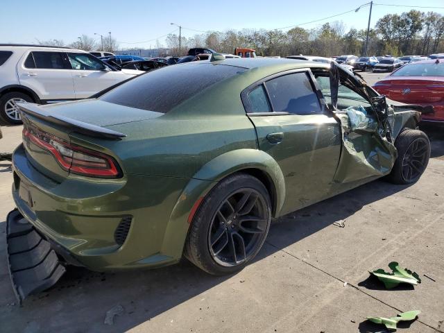 2C3CDXGJ8LH185718 - 2020 DODGE CHARGER SCAT PACK GREEN photo 3