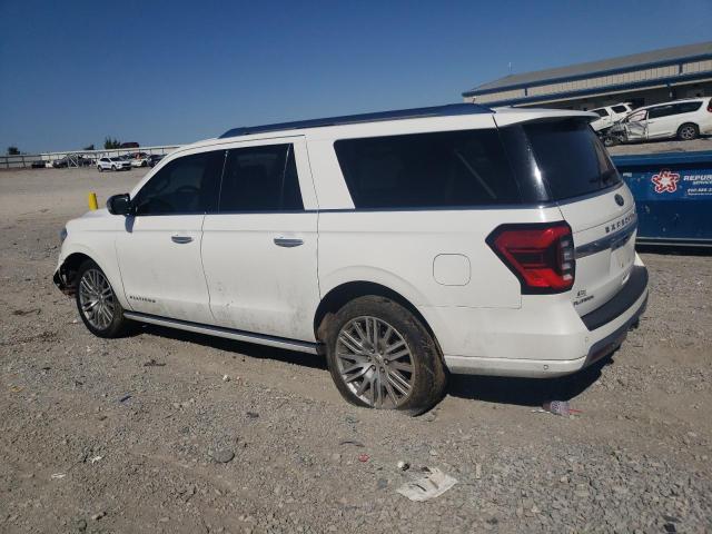 1FMJK1LT1NEA06292 - 2022 FORD EXPEDITION MAX PLATINUM WHITE photo 2