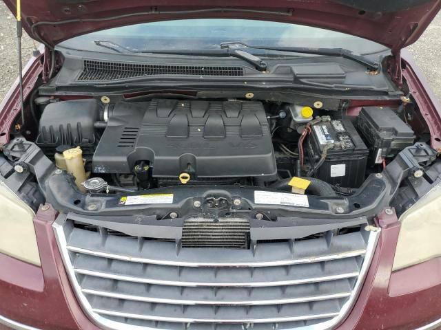 2A8HR64X38R688573 - 2008 CHRYSLER TOWN & COU LIMITED BURGUNDY photo 11