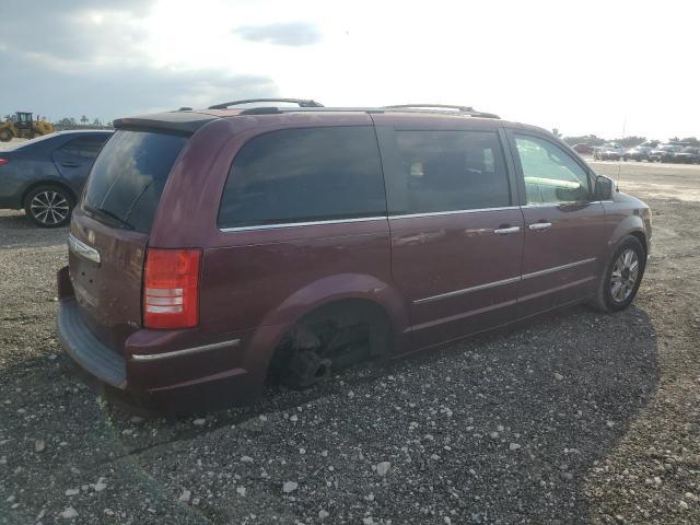 2A8HR64X38R688573 - 2008 CHRYSLER TOWN & COU LIMITED BURGUNDY photo 3