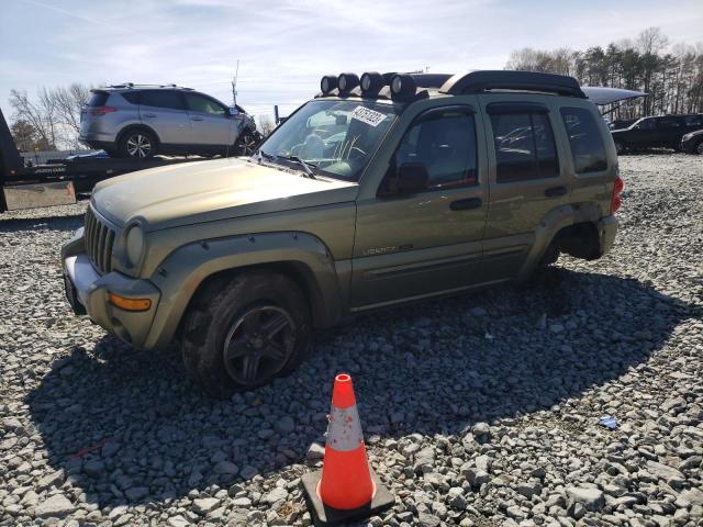 1J4GL38K83W575908 - 2003 JEEP LIBERTY RENEGADE GREEN photo 1