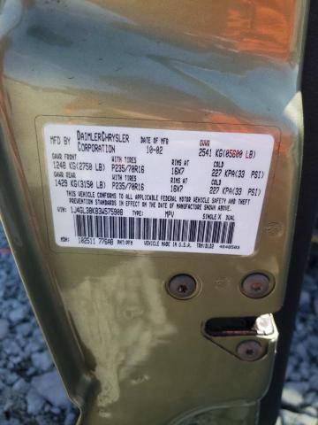 1J4GL38K83W575908 - 2003 JEEP LIBERTY RENEGADE 绿色 照片 13