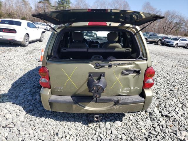 1J4GL38K83W575908 - 2003 JEEP LIBERTY RENEGADE 绿色 照片 6