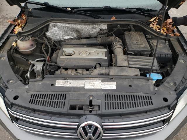 WVGBV7AX3CW079790 - 2012 VOLKSWAGEN TIGUAN S GRAY photo 11