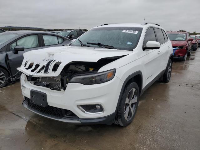 1C4PJMDX6KD126790 - 2019 JEEP CHEROKEE LIMITED WHITE photo 1