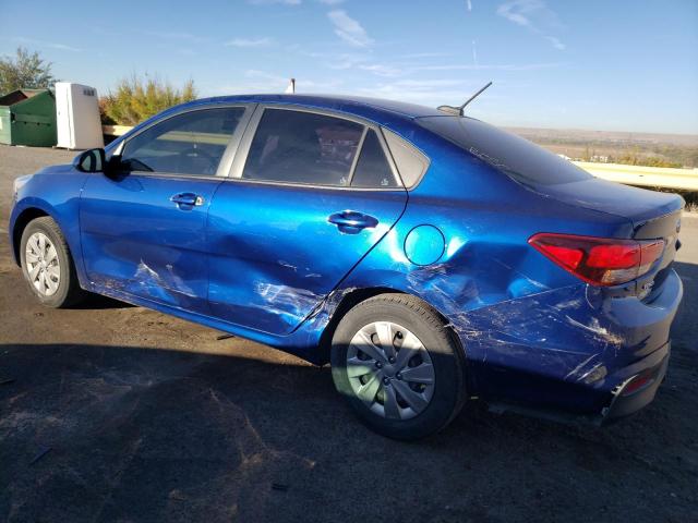 3KPA24AB0JE127345 - 2018 KIA RIO LX BLUE photo 2