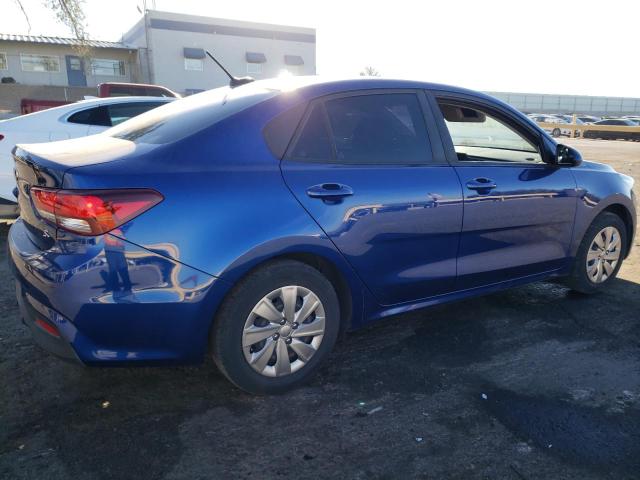 3KPA24AB0JE127345 - 2018 KIA RIO LX BLUE photo 3