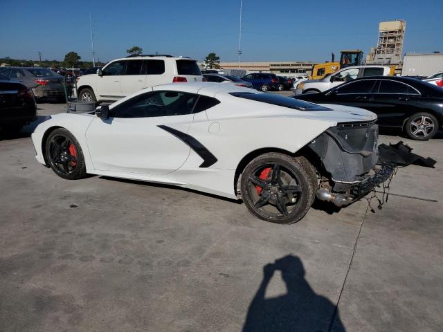 1G1YA2D44M5115338 - 2021 CHEVROLET CORVETTE STINGRAY 1LT WHITE photo 2