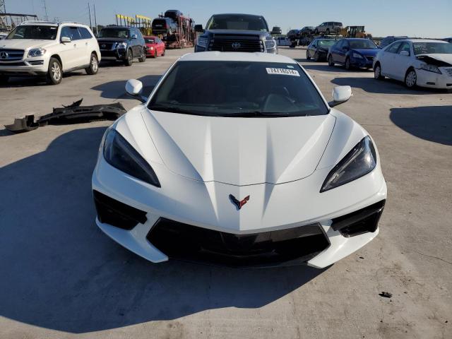 1G1YA2D44M5115338 - 2021 CHEVROLET CORVETTE STINGRAY 1LT WHITE photo 5