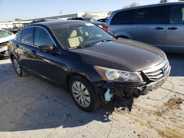 1HGCP2F34CA092123 - 2012 HONDA ACCORD LX GRAY photo 4