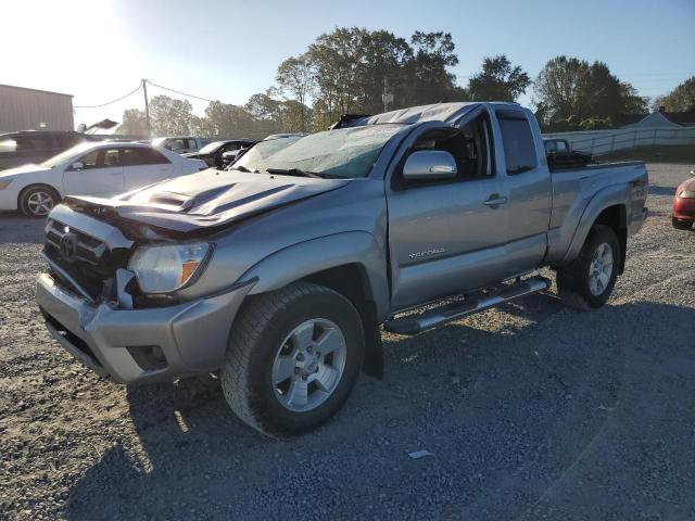 5TFTU4GN8EX055076 - 2014 TOYOTA TACOMA PRERUNNER ACCESS CAB GRAY photo 1