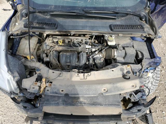 1FMCU0F79EUD75337 - 2014 FORD ESCAPE S BLUE photo 12