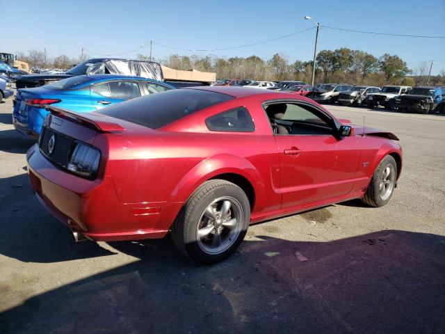 1ZVHT82H955105770 - 2005 FORD MUSTANG GT BURGUNDY photo 3