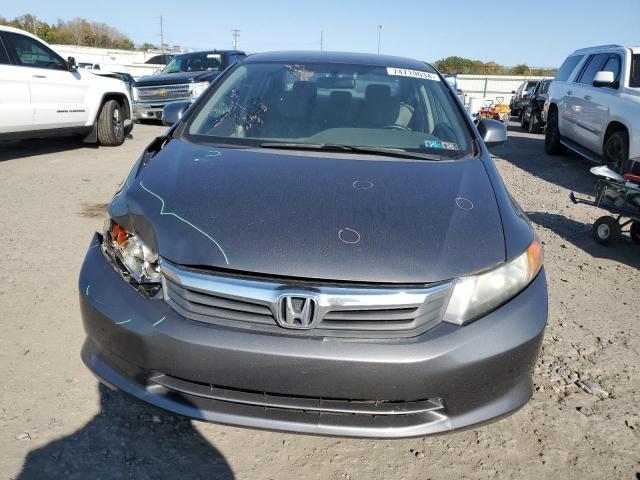 19XFB2F59CE367378 - 2012 HONDA CIVIC LX GRAY photo 5