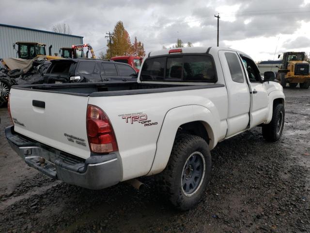 5TETU62N86Z215096 - 2006 TOYOTA TACOMA PRERUNNER ACCESS CAB WHITE photo 3