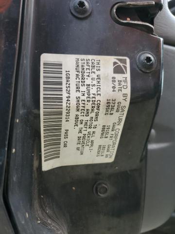 1G8AZ52F94Z229314 - 2004 SATURN ION LEVEL 2 BLACK photo 13