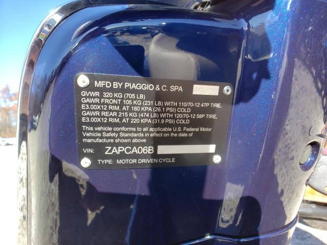 ZAPCA06B8P5106193 - 2023 VESPA PRIMAVERA/ 50 BLUE photo 10