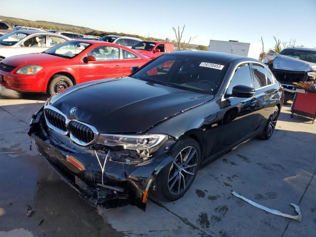 3MW5R1J01L8B18016 - 2020 BMW 330I BLACK photo 1