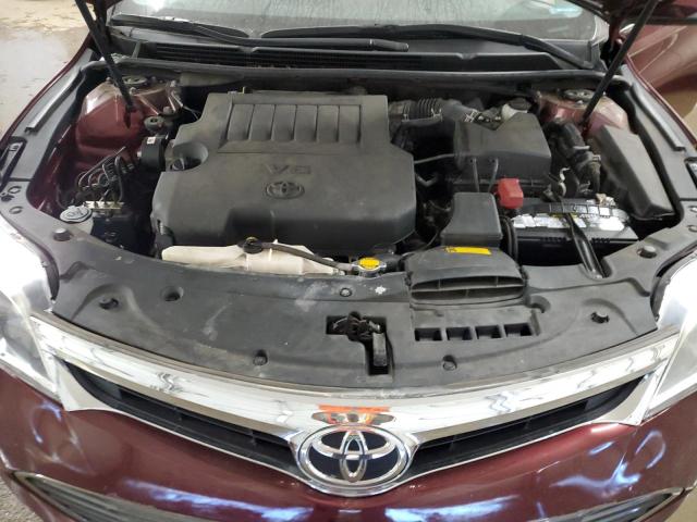 4T1BK1EB6DU055713 - 2013 TOYOTA AVALON BASE 勃艮第红 照片 11