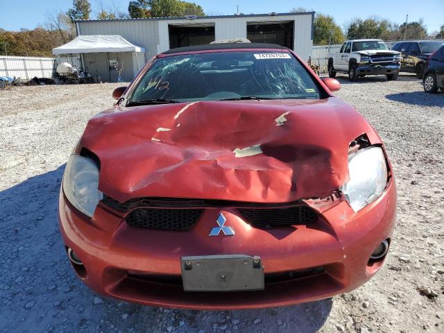 4A3AL35T28E026448 - 2008 MITSUBISHI ECLIPSE SPYDER GT RED photo 5