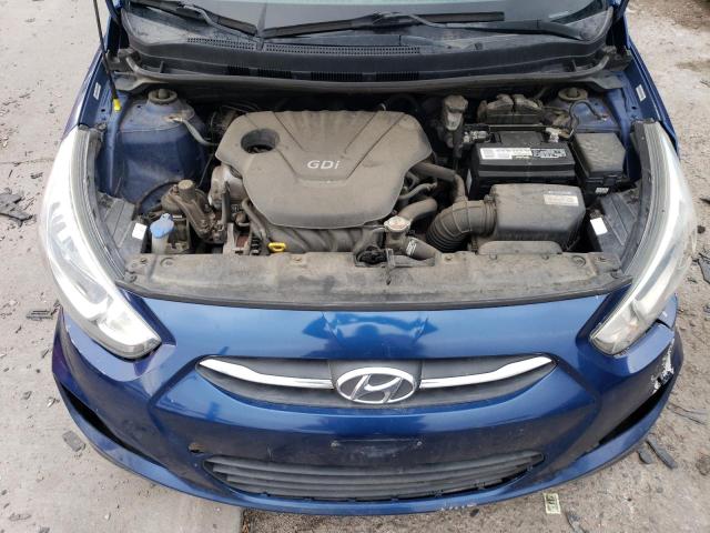 KMHCT4AE1FU796406 - 2015 HYUNDAI ACCENT GLS BLUE photo 11