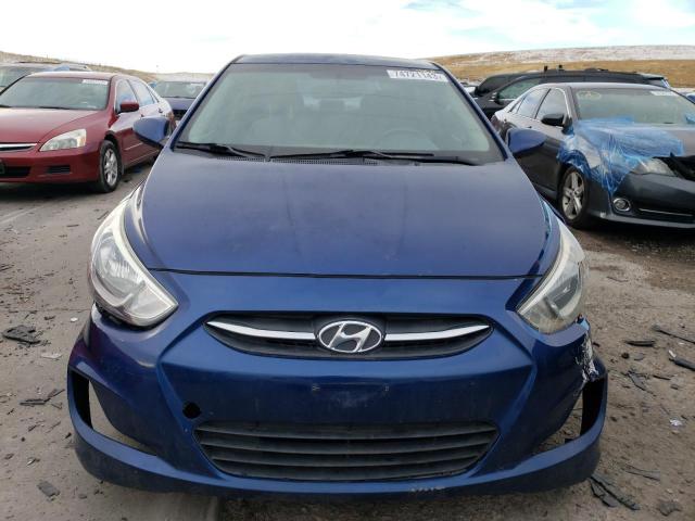 KMHCT4AE1FU796406 - 2015 HYUNDAI ACCENT GLS BLUE photo 5