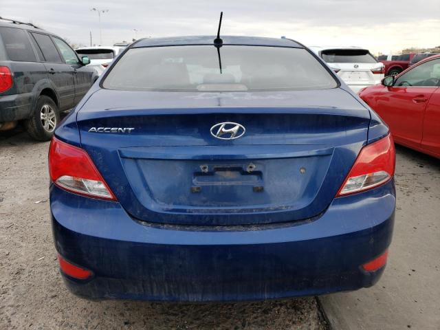 KMHCT4AE1FU796406 - 2015 HYUNDAI ACCENT GLS BLUE photo 6