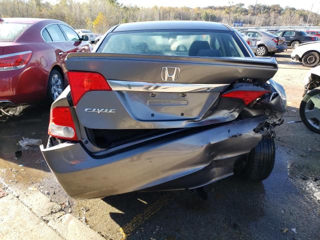 19XFA1F6XAE017731 - 2010 HONDA CIVIC LX-S Մոխրագույն լուսանկար 6