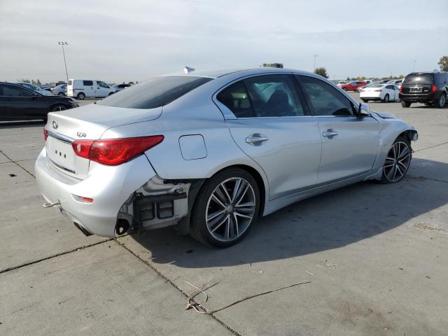 JN1BV7AP5FM342322 - 2015 INFINITI Q50 BASE SILVER photo 3