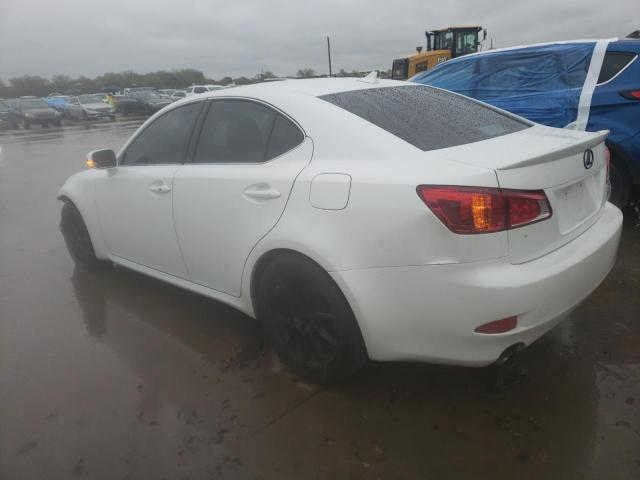 JTHBK262195093083 - 2009 LEXUS IS 250 WHITE photo 2