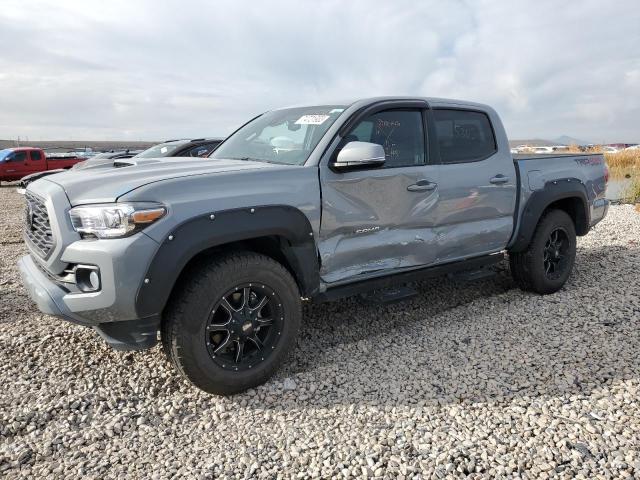 3TMCZ5AN9MM434821 - 2021 TOYOTA TACOMA DOUBLE CAB GRAY photo 1