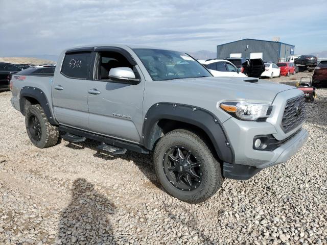 3TMCZ5AN9MM434821 - 2021 TOYOTA TACOMA DOUBLE CAB GRAY photo 4