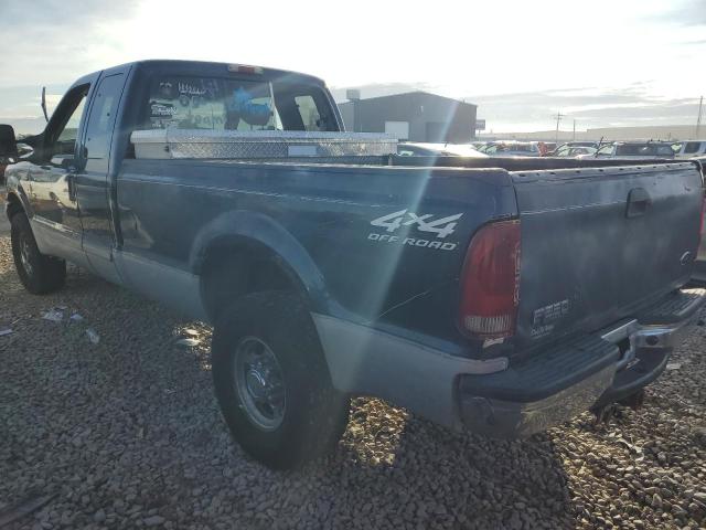 1FTNX21S42EC05212 - 2002 FORD F250 SUPER DUTY BLUE photo 2