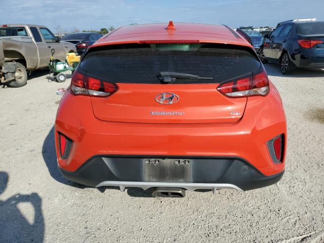 KMHTG6AF8KU007378 - 2019 HYUNDAI VELOSTER BASE ORANGE photo 6