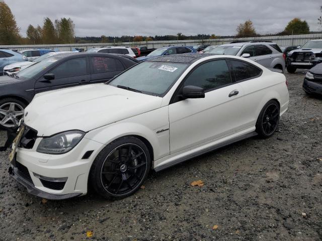 WDDGJ7HBXCF810902 - 2012 MERCEDES-BENZ C 63 AMG CREAM photo 1