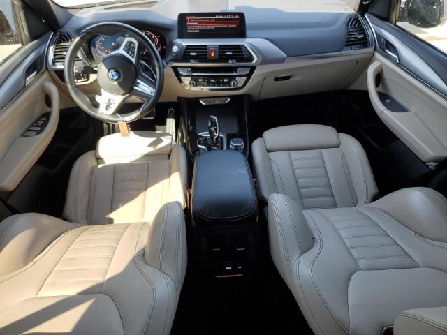 5UXTY9C00M9F94212 - 2021 BMW X3 XDRIVEM40I ლურჯი ფოტო 8