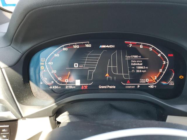 5UXTY9C00M9F94212 - 2021 BMW X3 XDRIVEM40I ლურჯი ფოტო 9