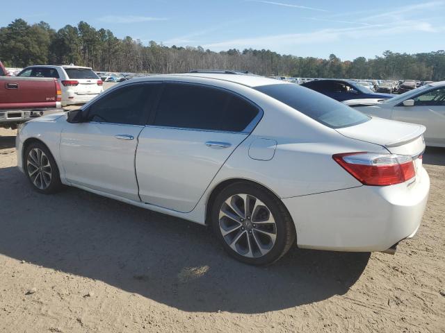 1HGCR2F58EA173575 - 2014 HONDA ACCORD SPORT WHITE photo 2