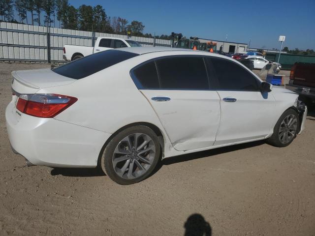 1HGCR2F58EA173575 - 2014 HONDA ACCORD SPORT WHITE photo 3