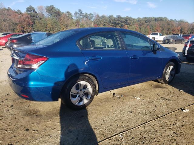 19XFB2F59DE242544 - 2013 HONDA CIVIC LX BLUE photo 3