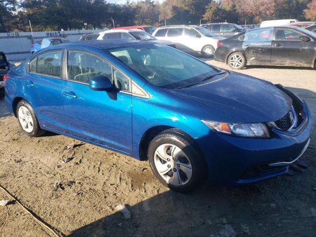 19XFB2F59DE242544 - 2013 HONDA CIVIC LX BLUE photo 4