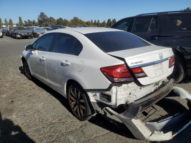 19XFB2F97FE242757 - 2015 HONDA CIVIC EXL თეთრი ფოტო 2