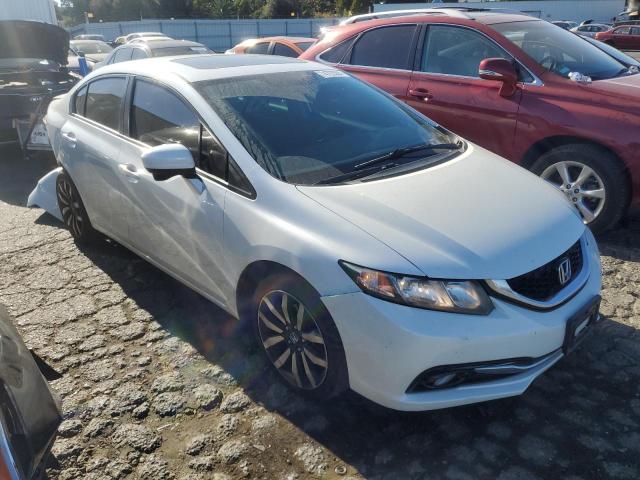 19XFB2F97FE242757 - 2015 HONDA CIVIC EXL თეთრი ფოტო 4
