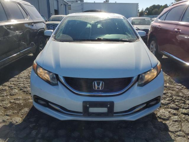 19XFB2F97FE242757 - 2015 HONDA CIVIC EXL თეთრი ფოტო 5