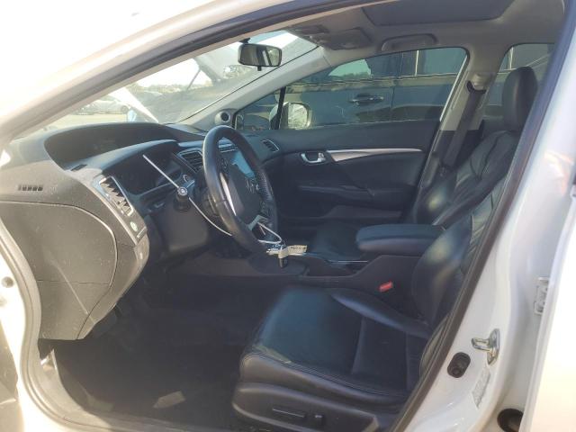 19XFB2F97FE242757 - 2015 HONDA CIVIC EXL თეთრი ფოტო 7
