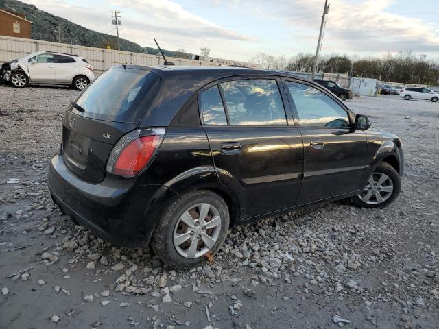 KNADH5A39B6762563 - 2011 KIA RIO BASE BLACK photo 3