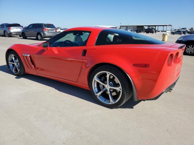 1G1YW2DW9C5106264 - 2012 CHEVROLET CORVETTE GRAND SPORT RED photo 2